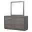 Warm Gray Dresser with Mirror