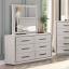 White Oak Dresser with Mirror