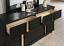 Black/Gold Dresser