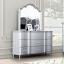 Silver Dresser with Mirror