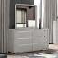 Light Gray Dresser with Mirror