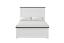 White/Dark Brown Bed