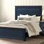 Blue/Dark Brown Bed