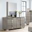 Light Taupe Dresser with Mirror