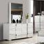 White Dresser with Mirror