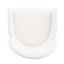 White/Matte Gold Arm Chair