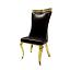Gold/Black Chair