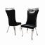 Silver/Black Chair