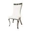 Silver/White Chair