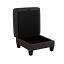 Dark Gray Storage Ottoman