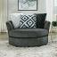 Gun Metal Swivel Chair