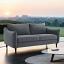 Gray Loveseat