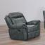 Dark Gray Glider Recliner