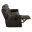 Brown Manual Reclining Sofa