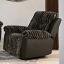 Brown Manual Glider Recliner
