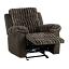 Brown Manual Glider Recliner