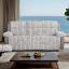 Gray Manual Reclining Sofa