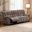 Dark Brown Manual Sofa