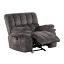 Dark Gray Glider Recliner Chair