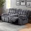 Dark Gray Manual Loveseat