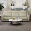 Light Gray Manual Recliner Sofa