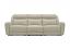 Light Gray Manual Recliner Sofa