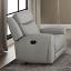 Light Gray Manual Recliner