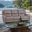 Brown Power Sofa