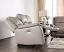 Light Gray Power Loveseat