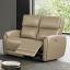 Beige Power Loveseat