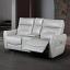 Taupe Power Loveseat