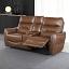 Taupe Power Loveseat
