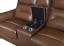 Taupe Power Loveseat