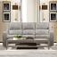 Taupe Power Sofa