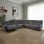 Dark Gray Power Sectional