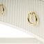 Reeded Petite Nightstand - Linen