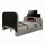 Bed with Led Tv