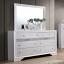 White Dresser W/Mirror