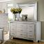 Silver Dresser with Mirror