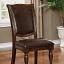 Brown Cherry Armless Chair