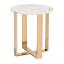 Gold End Table