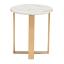 Gold End Table