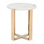 Gold End Table