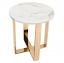 Gold End Table