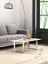 Brushed Stainless Steel Coffee Table