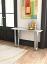 Brushed Stainless Steel Console Table