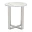 Brushed Stainless Steel End Table