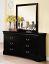 Black Dresser W/Mirror
