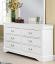 White Dresser W/Mirror