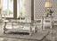 Ivory & Bone White Coffee Table W/End Table